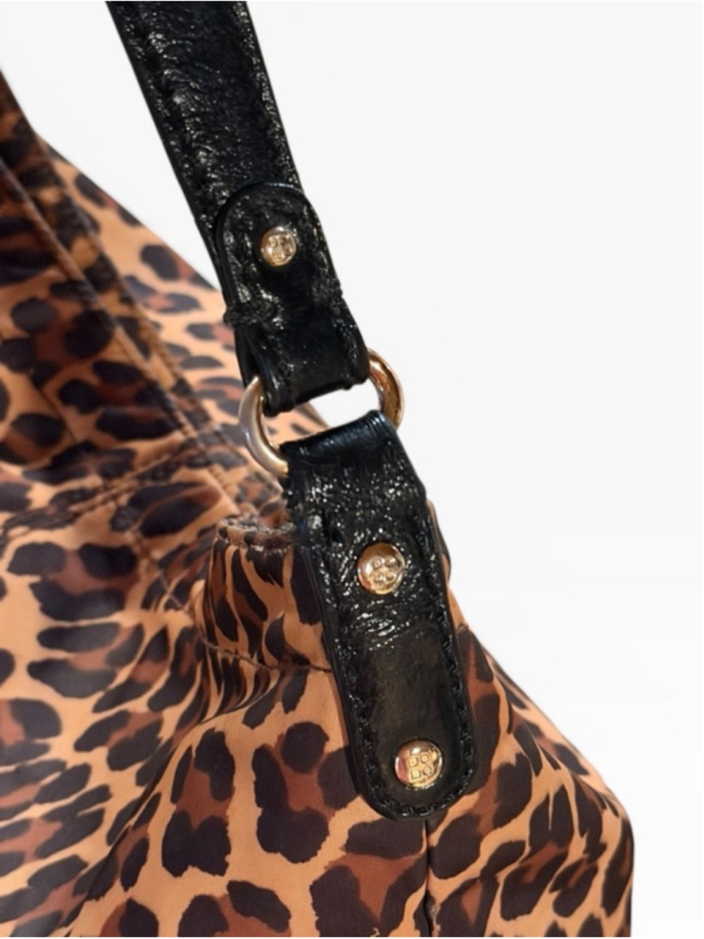 Kate Spade Leopard Print Nylon Hobo Bag - Picture 11 of 15